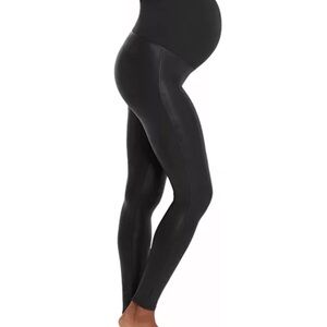 SPANX Mama Maternity Faux Leather Leggings
